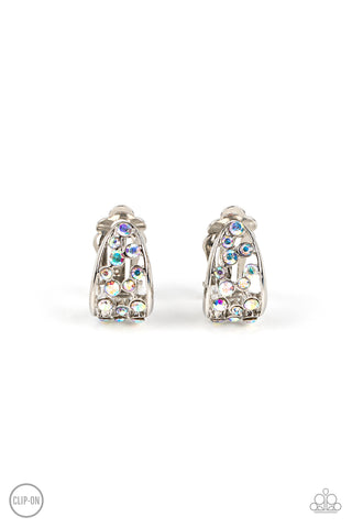 Paparazzi Extra Effervescent - Multi Clip On Earring