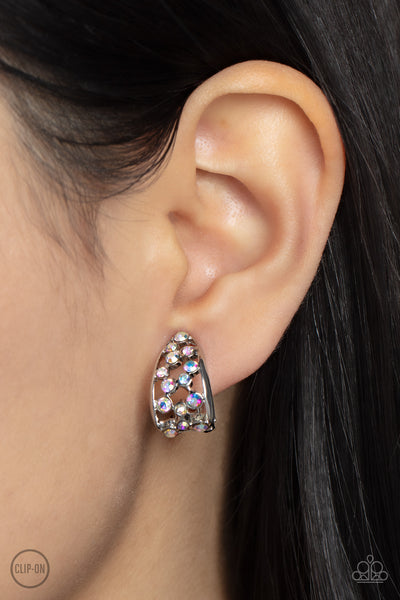 Paparazzi Extra Effervescent - Multi Clip On Earring