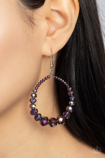 Paparazzi-Astral Aesthetic - Purple Earrings
