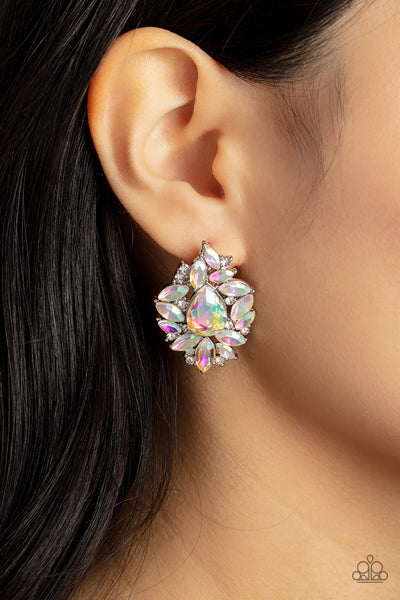 Paparazzi-We All Scream for Ice QUEEN - Multi Earring