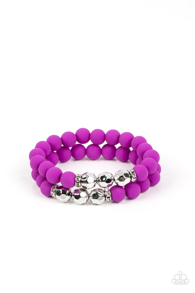 Paparazzi-Dip and Dive - Purple Bracelet