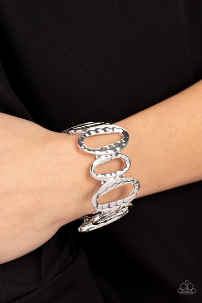Paparazzi-Homestead Heirloom - Silver Bracelet