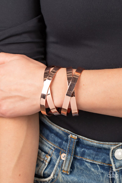 Paparazzi Industrial Imagination - Copper Bracelet