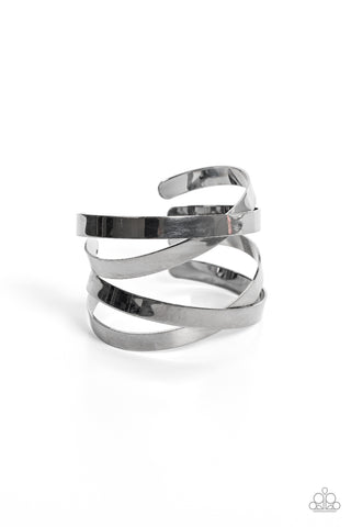 Paparazzi-Industrial Imagination - Black Bracelet