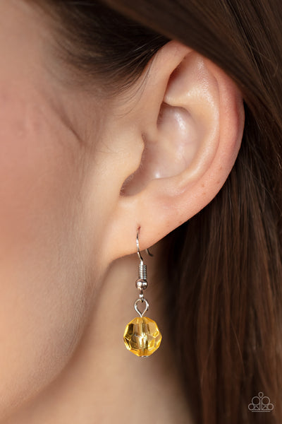 Paparazzi-Tropical Hideaway - Yellow Necklace
