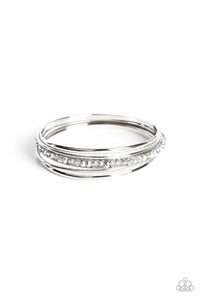 Paparazzi-Prismatic Pizazz - Silver Bracelet