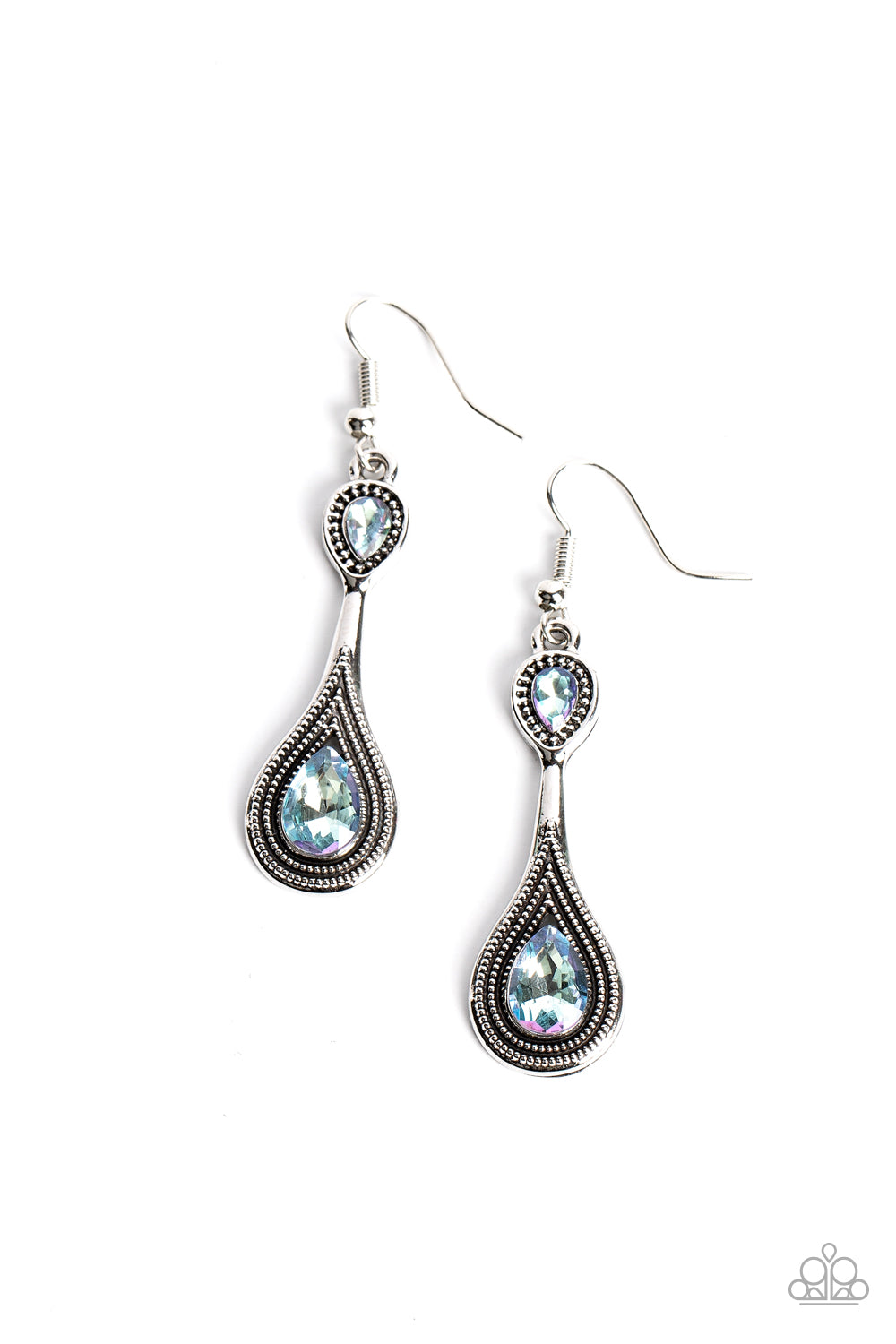 Paparazzi-Dazzling Droplets - Blue Earring