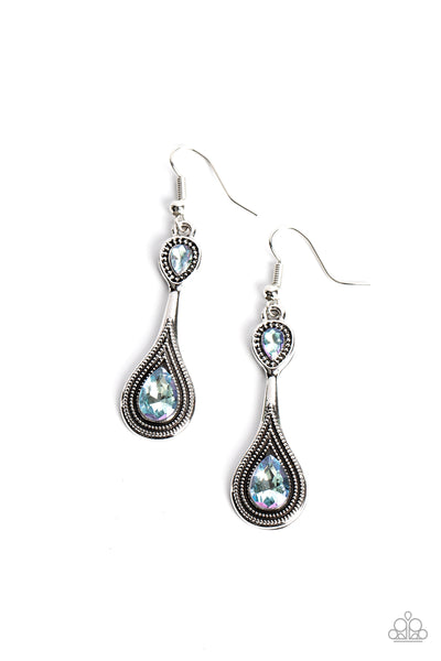 Paparazzi-Dazzling Droplets - Blue Earring