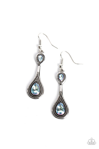 Paparazzi-Dazzling Droplets - Blue Earring