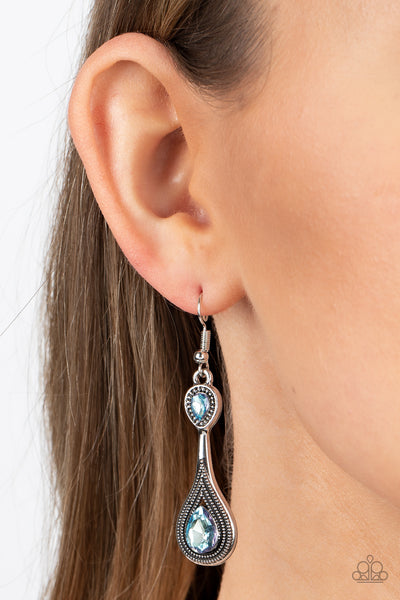 Paparazzi-Dazzling Droplets - Blue Earring