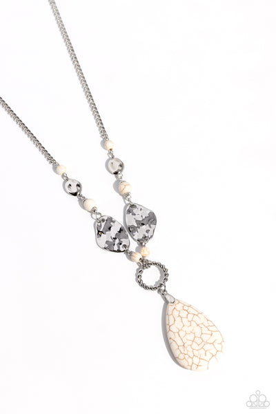 Paparazzi-Sagebrush Sanctuary - White Necklace