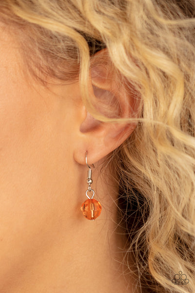 Paparazzi-Tropical Hideaway - Orange Necklace