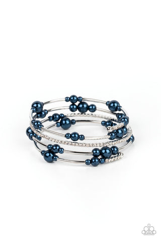 Paparazzi-Marina Masterpiece - Blue Bracelet
