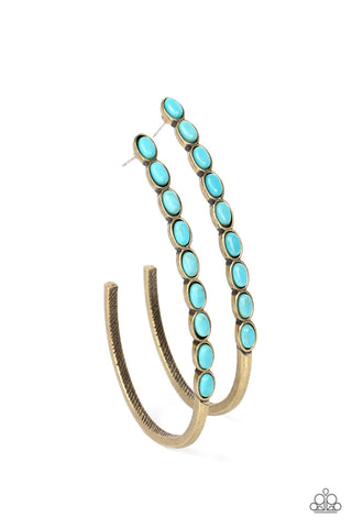 Paparazzi-Artisan Soul - Brass Earring
