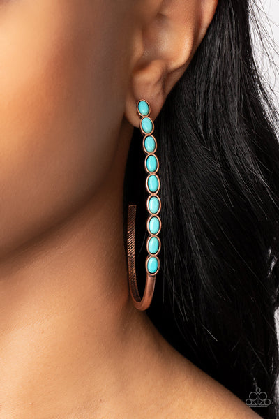 Paparazzi-Artisan Soul - Copper Earring