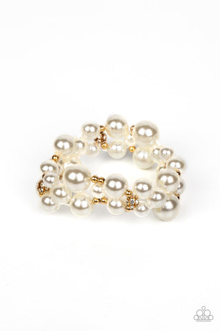 Paparazzi-Her Serene Highness - Gold Bracelet