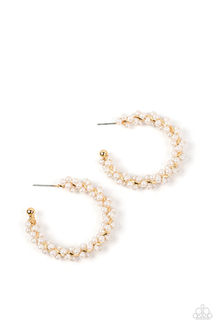 Paparazzi-Yacht Royale - Gold Earring