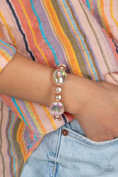 Paparazzi-Iridescent Illusions - Copper Bracelet