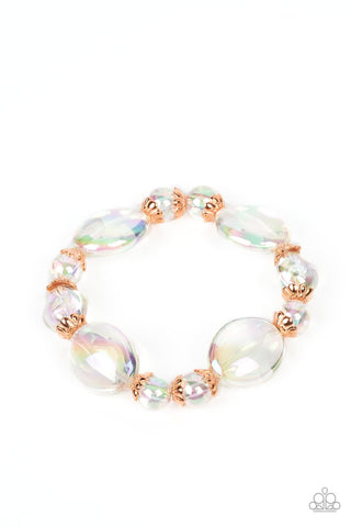 Paparazzi-Iridescent Illusions - Copper Bracelet