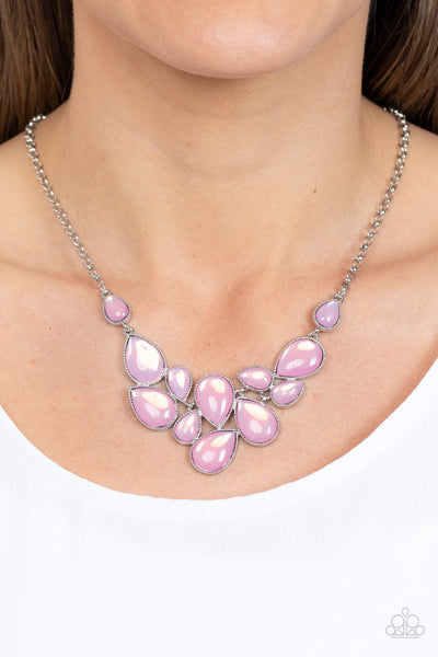 Paparazzi-Keeps GLOWING and GLOWING - Pink Necklace