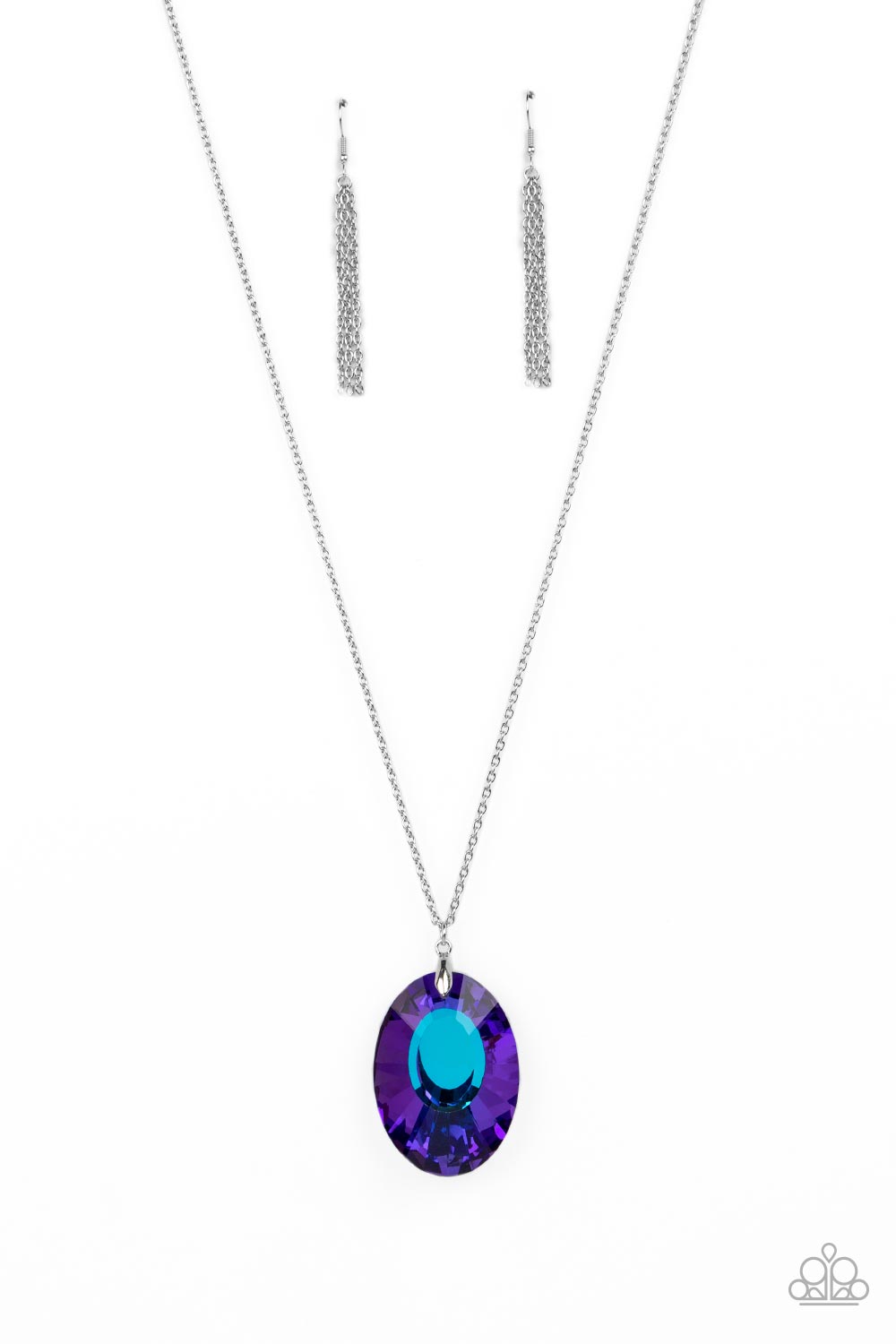 Paparazzi-Celestial Essence - Blue Necklace
