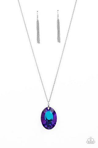 Paparazzi-Celestial Essence - Blue Necklace