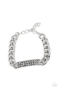 Paparazzi-Icy Impact - Silver Bracelet