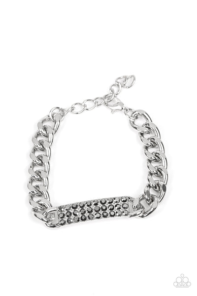 Paparazzi-Icy Impact - Silver Bracelet