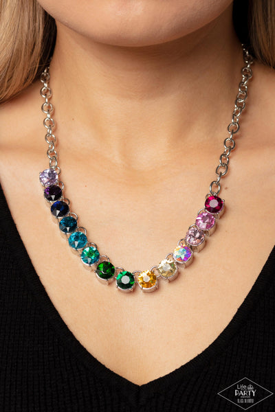 Paparazzi-Rainbow Resplendence - Multi Necklace