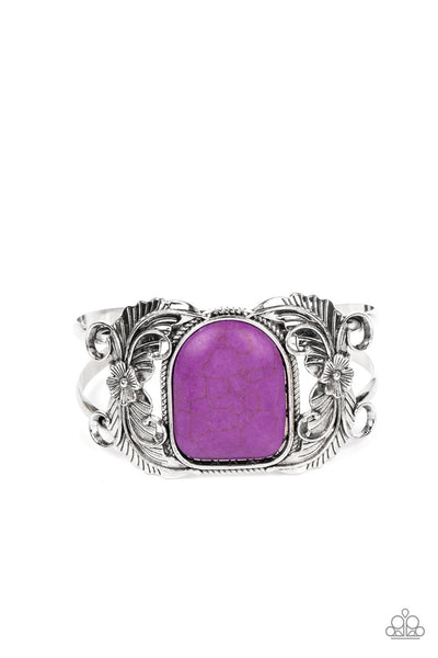 Paparazzi-Dune Garden - Purple Bracelet
