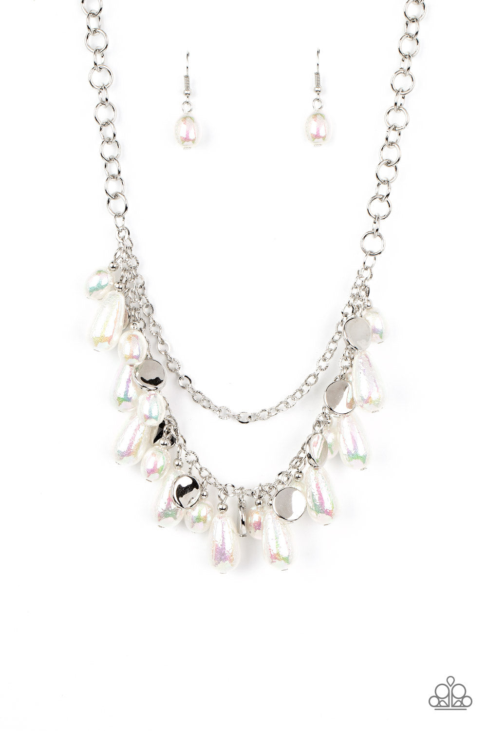 Paparazzi-Interstellar Serenity - White Necklace