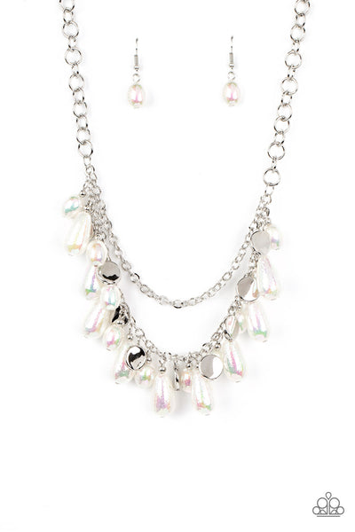Paparazzi-Interstellar Serenity - White Necklace