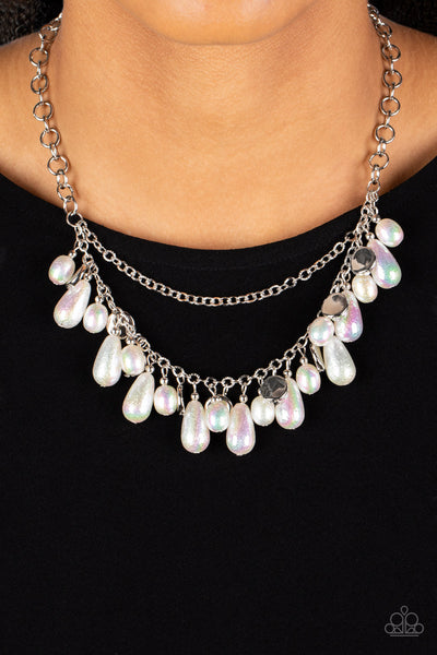 Paparazzi-Interstellar Serenity - White Necklace