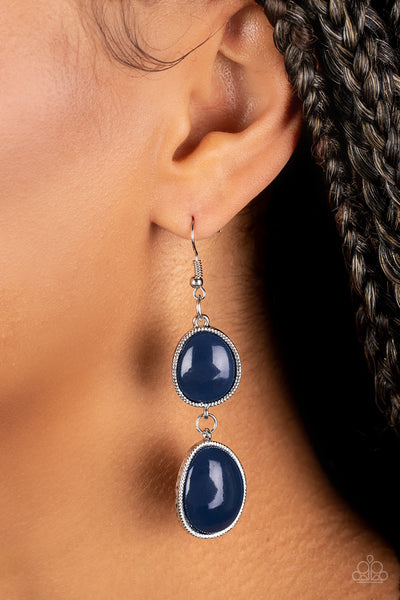 Paparazzi-Mediterranean Myth - Blue Earring