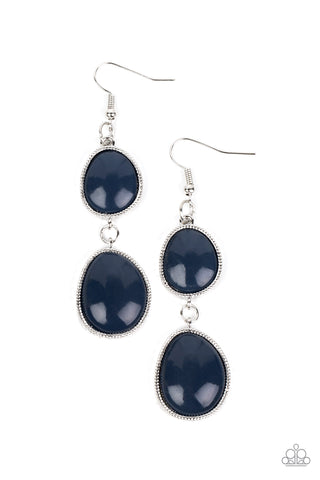 Paparazzi-Mediterranean Myth - Blue Earring