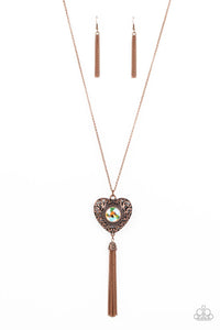 Paparazzi Prismatic Passion - Copper Necklace