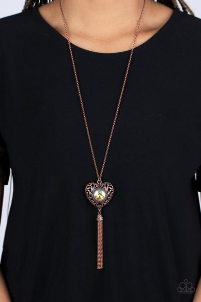 Paparazzi Prismatic Passion - Copper Necklace