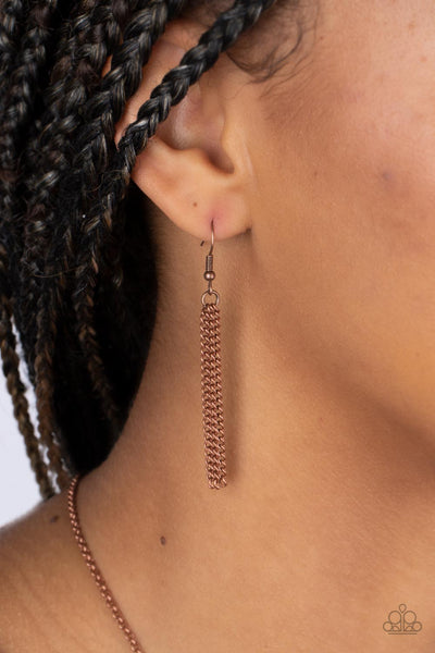 Paparazzi Prismatic Passion - Copper Necklace