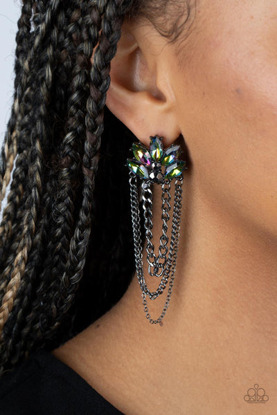 Paparazzi-Reach for the SKYSCRAPERS - Multi Earring