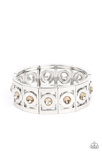 Paparazzi-Stretch of Drama - Brown Bracelet