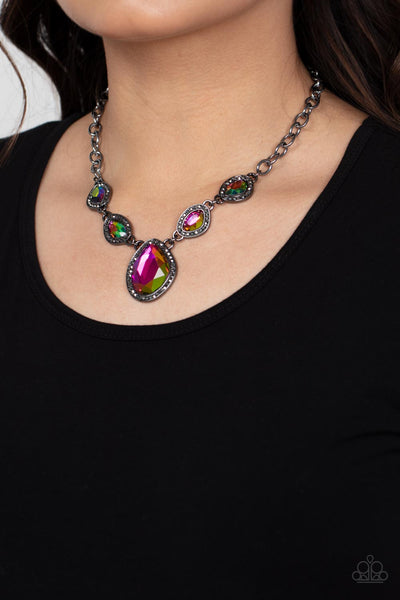 Paparazzi-The Upper Echelon - Multi Necklace