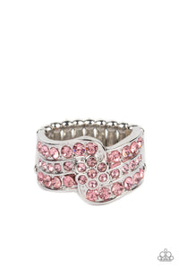 Paparazzi-No Flowers Barred - Pink Ring