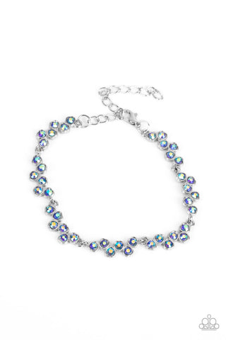 Paparazzi-Flatter Yourself - Blue Bracelet