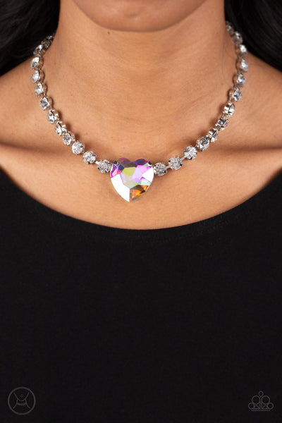 Paparazzi-Heart in My Throat - Multi Necklace