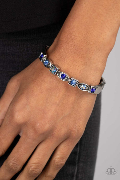 Paparazzi-Poetically Picturesque - Blue Bracelet