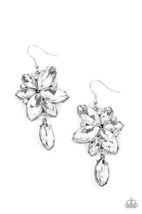 Paparazzi Radiant Retrospection - White Earring