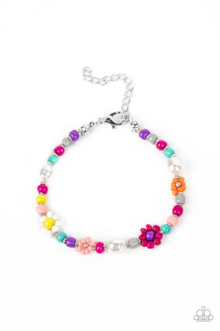 Paparazzi-Groovy Gerberas - Pink Bracelet