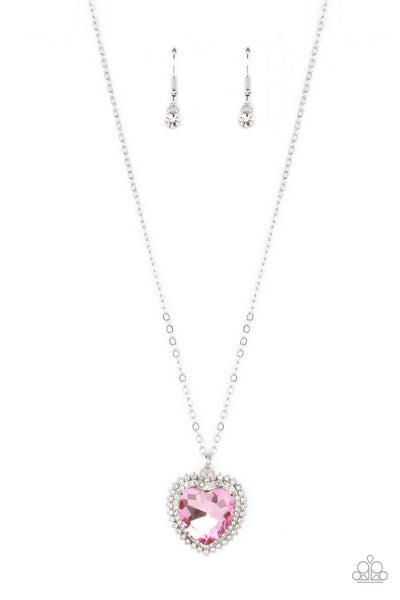 Paparazzi-Sweethearts Stroll - Pink Necklace
