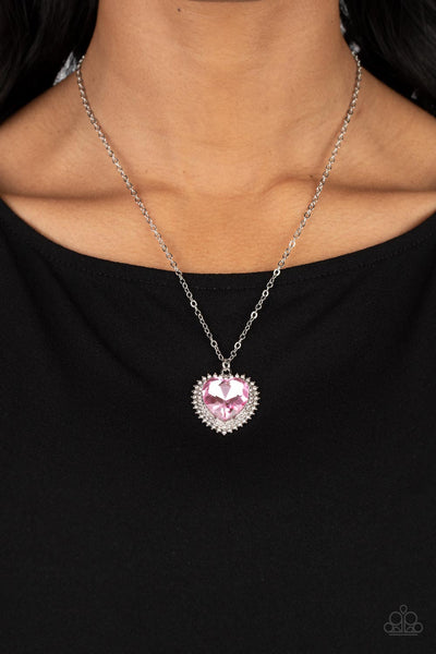 Paparazzi-Sweethearts Stroll - Pink Necklace