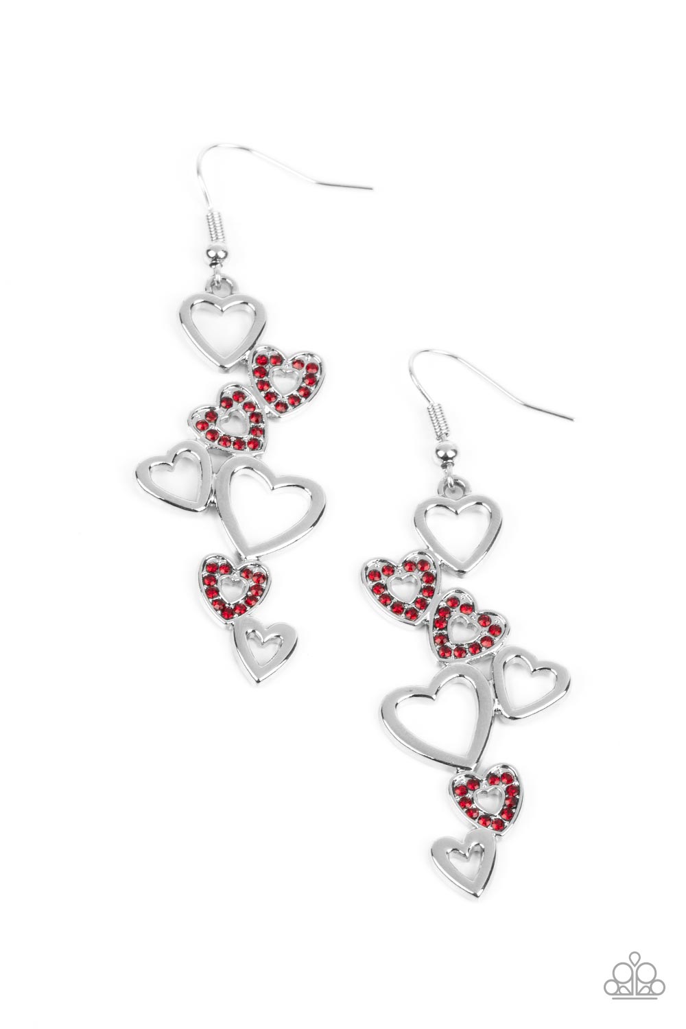 Paparazzi-Sweetheart Serenade - Red Earring